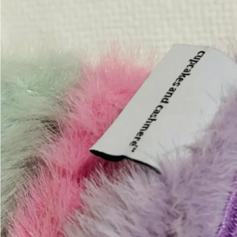 Cupcakes & Cashmere Pastel Faux Fur Halloween Bat Pillows New Release Set of 3